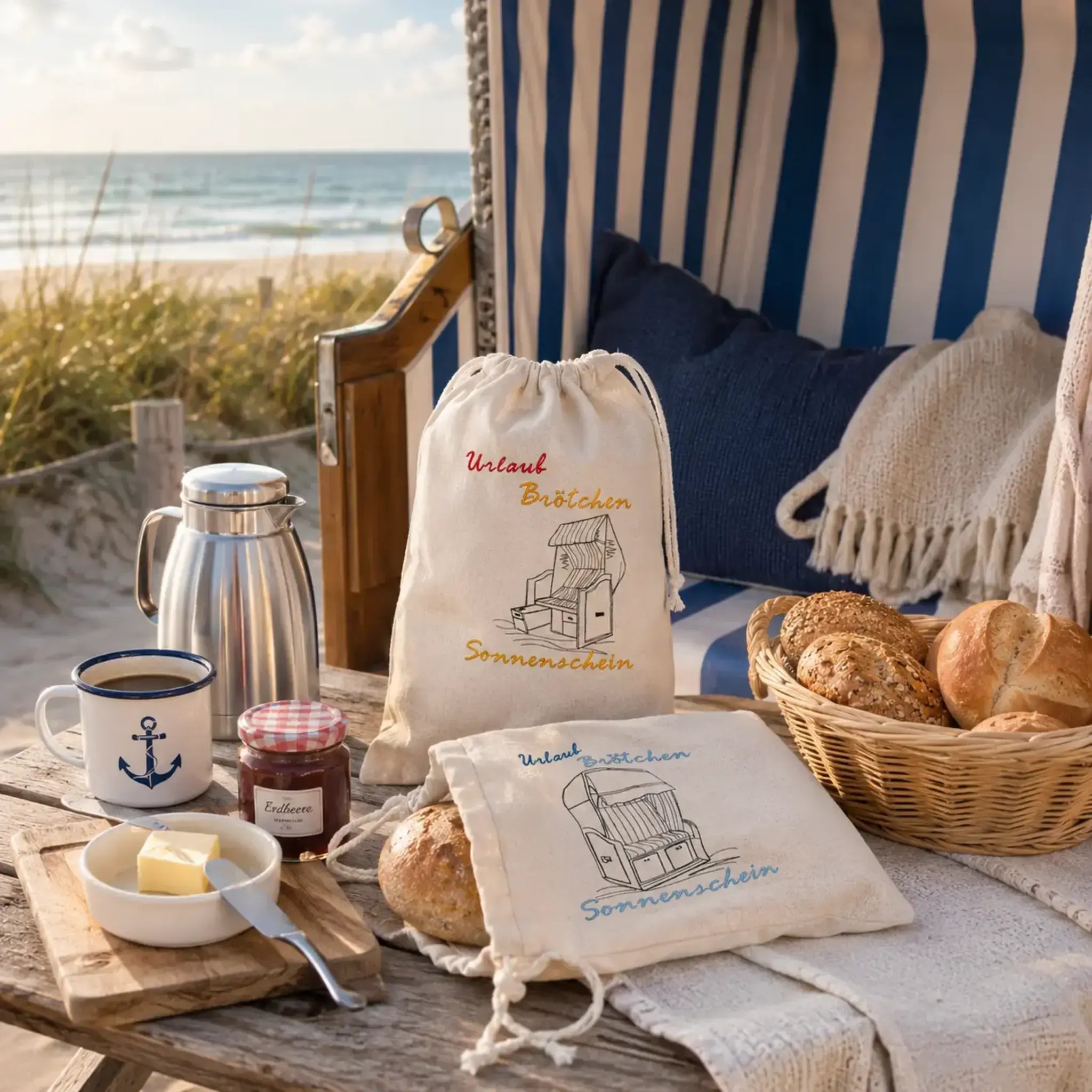 Stickdatei Strandkorb-Set
