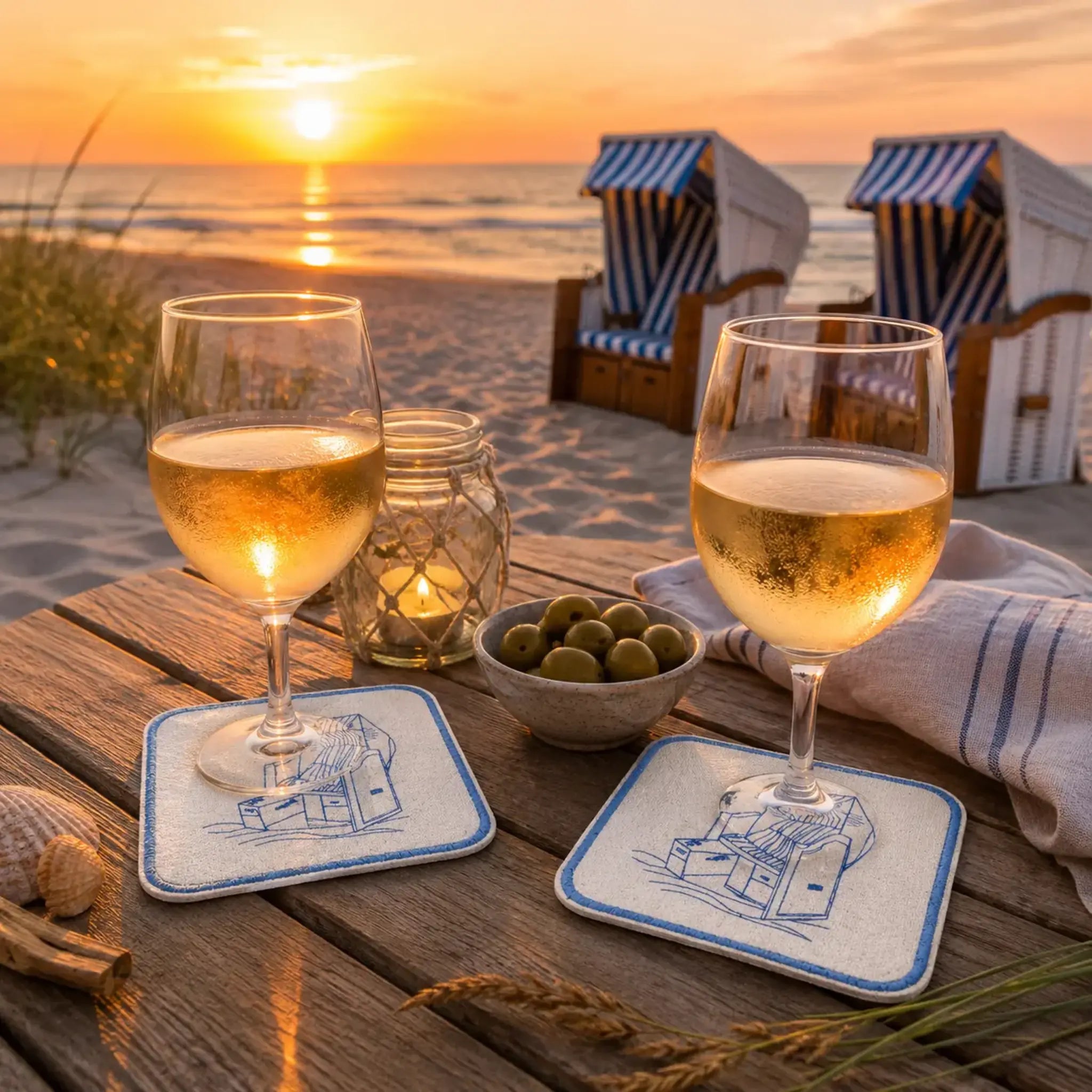 Stickdatei Strandkorb-Set