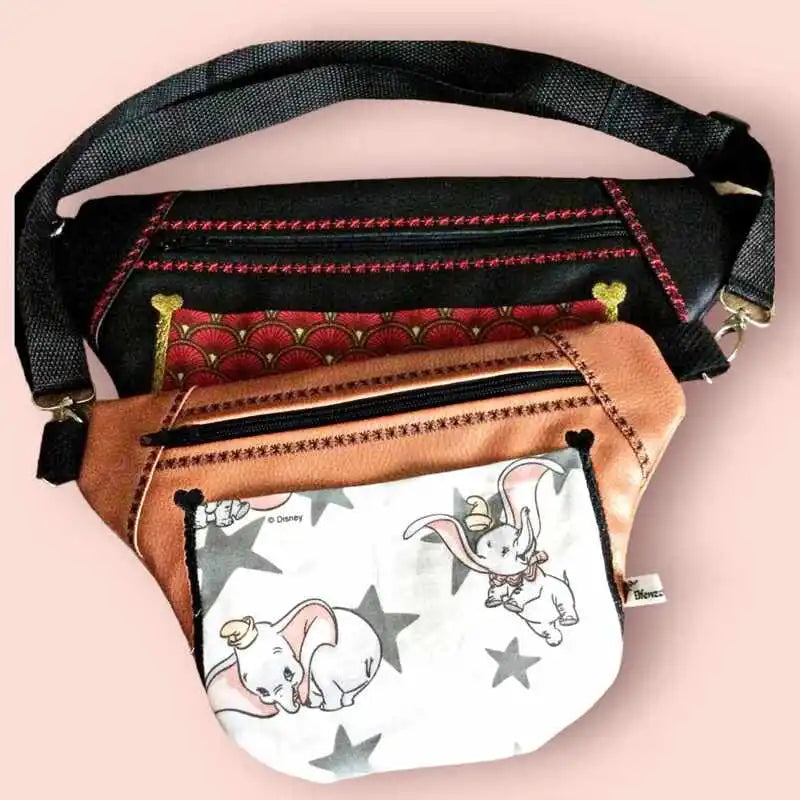ITH Stickdatei Tasche BellyBag von stiXXie by lajana