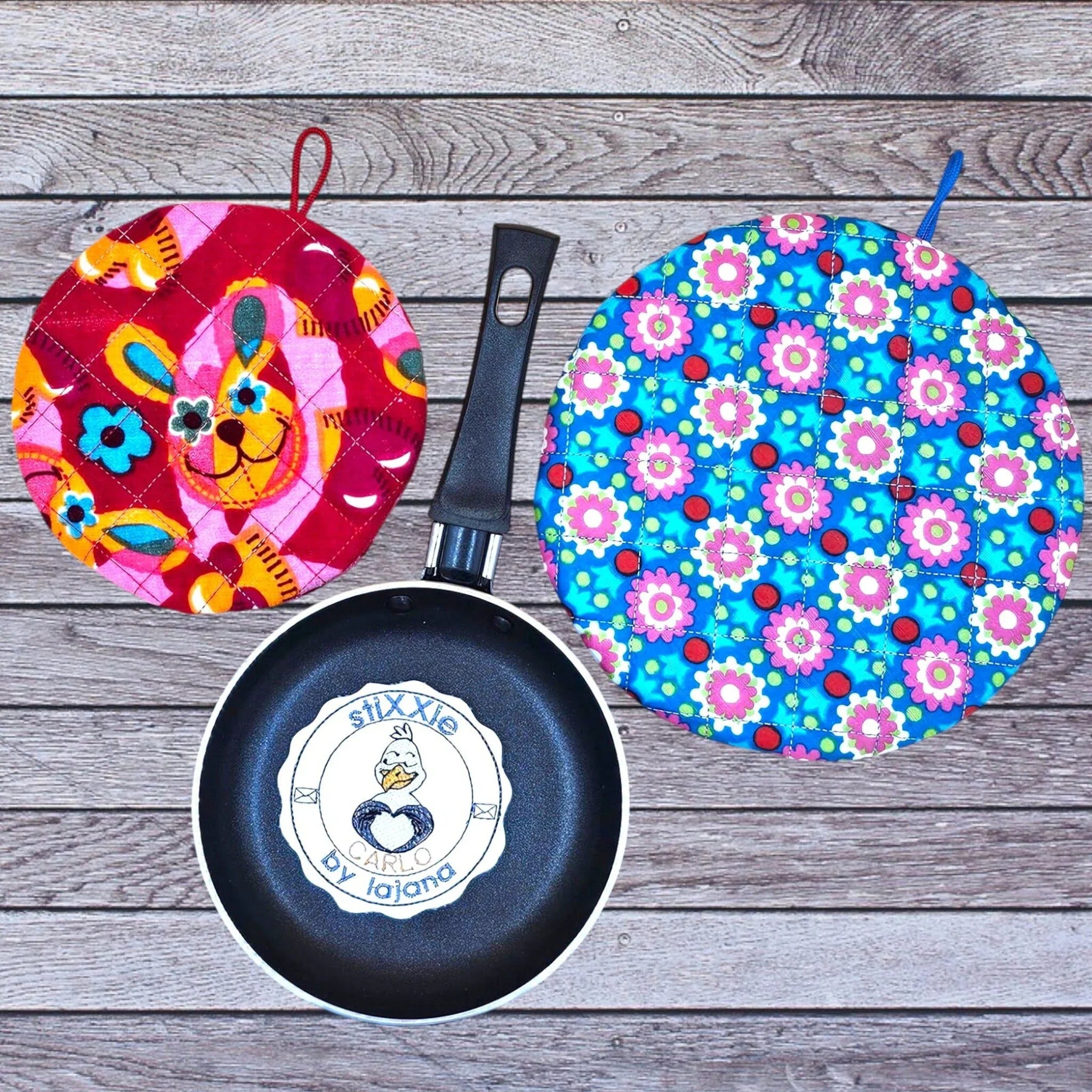 ITH Stickdatei Topfi Schneemann rund