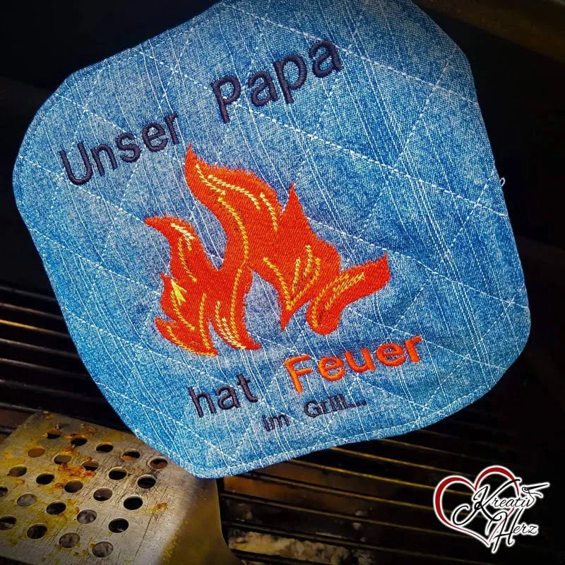 ITH Stickdatei Topfi Topflappen Blanko von stiXXie by lajana