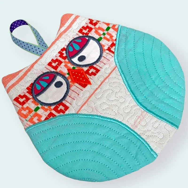 ITH Stickdatei Topflappen Eule von stiXXie by lajana