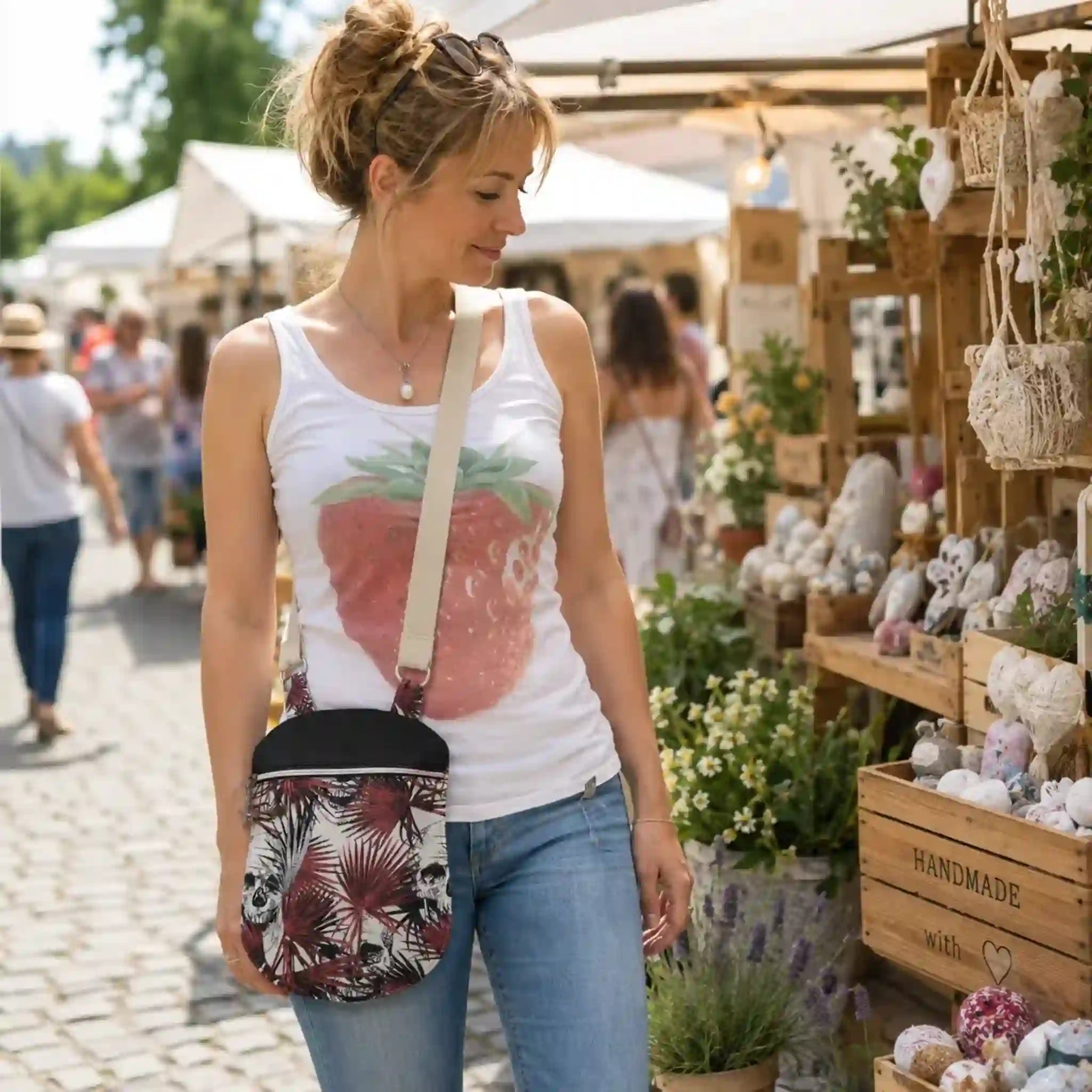 ITH Stickdatei Tasche 20x28 – Kleine Umhängetasche sticken