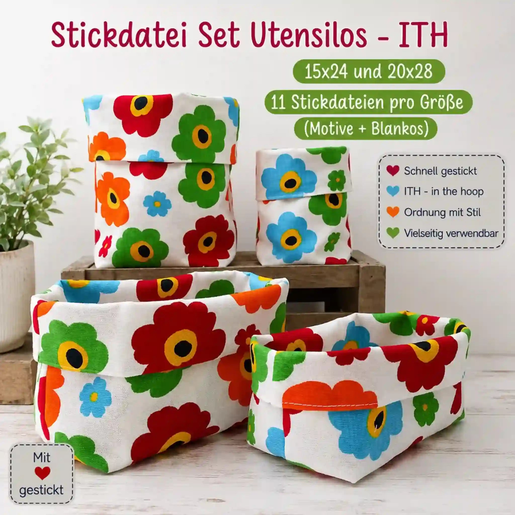 ITH Stickdatei Set Utensilos