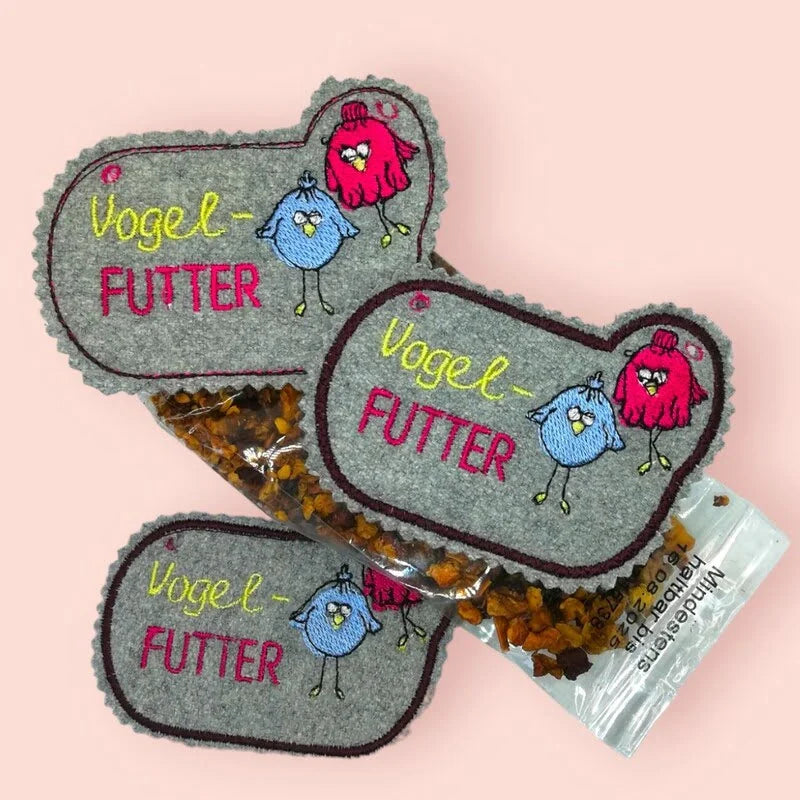 ITH Stickdatei Vögel Anhänger von stiXXie by lajana