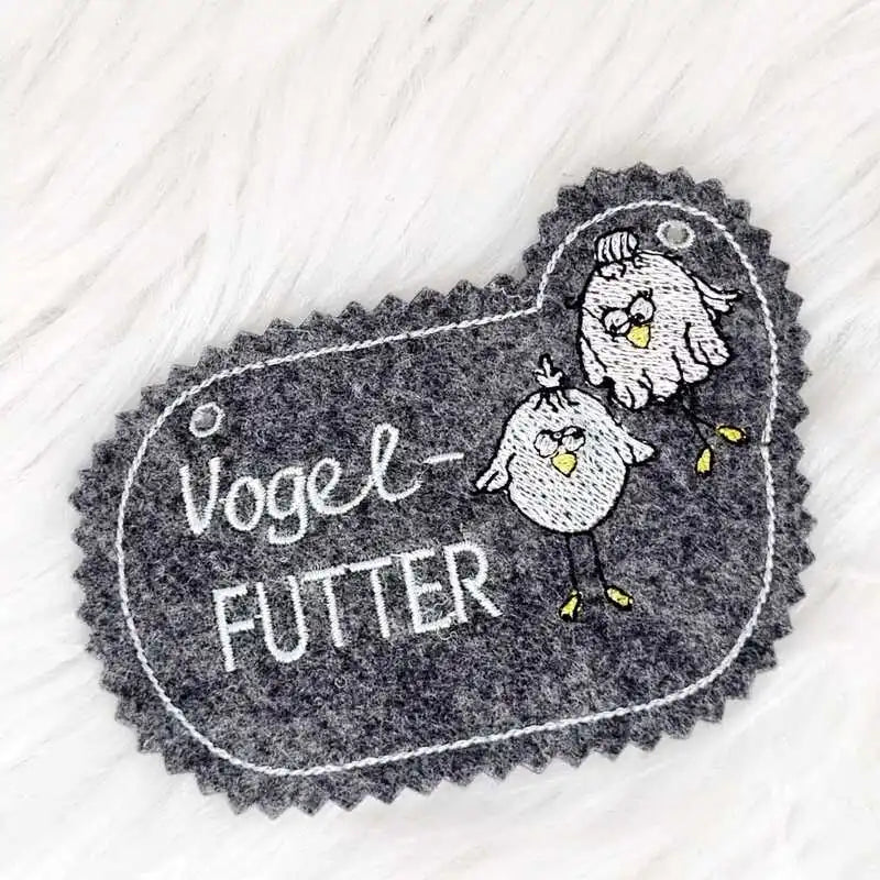 ITH Stickdatei Vögel Anhänger von stiXXie by lajana