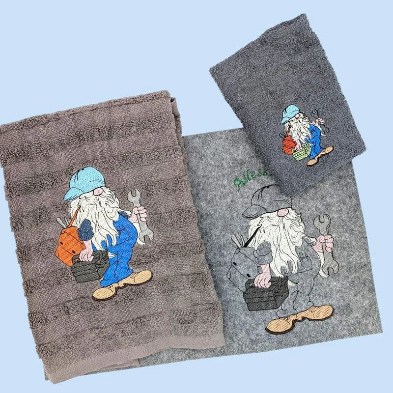 ITH Stickdatei Wichtel Handwerker von stiXXie by lajana