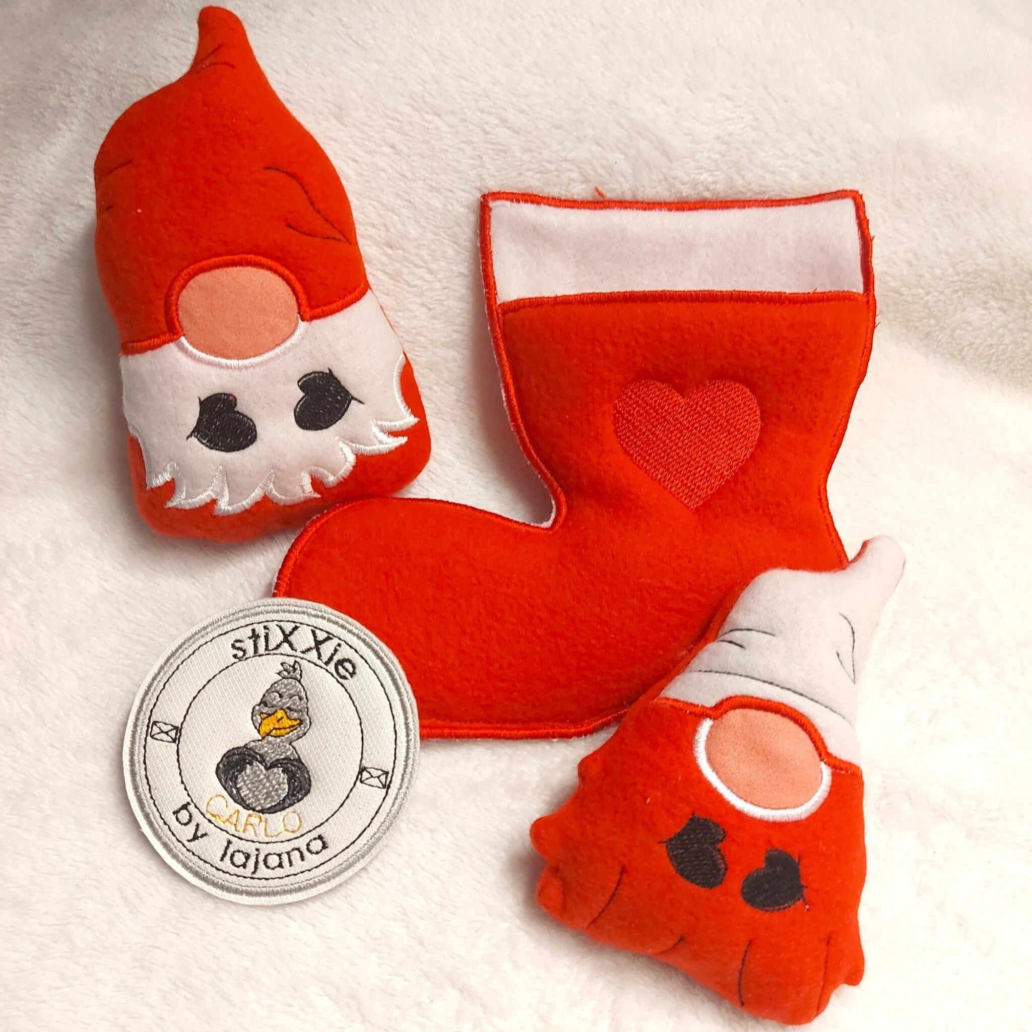 ITH Stickdatei Wichtel im Stiefel