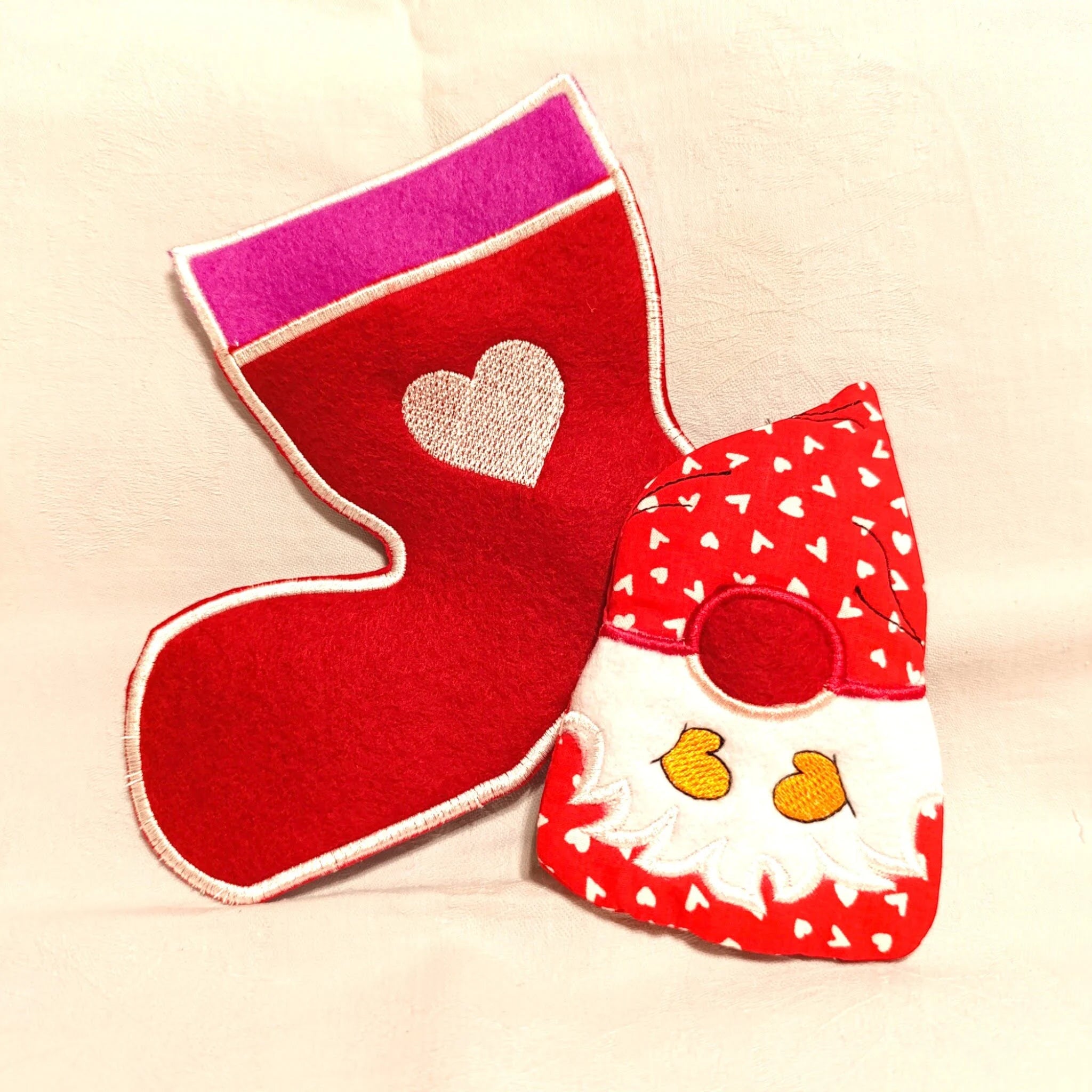 ITH Stickdatei Wichtel im Stiefel