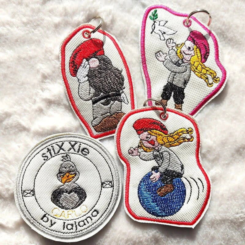 ITH Stickdatei Wichtel und Wichteline Soldat