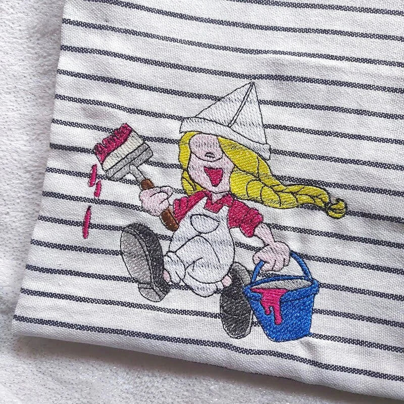 ITH Stickdatei Wichteline Maler