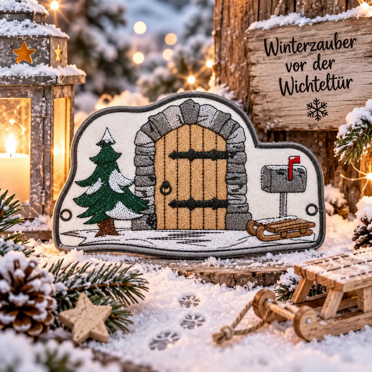 ITH Stickdatei Wichteltüren Weihnacht Winter