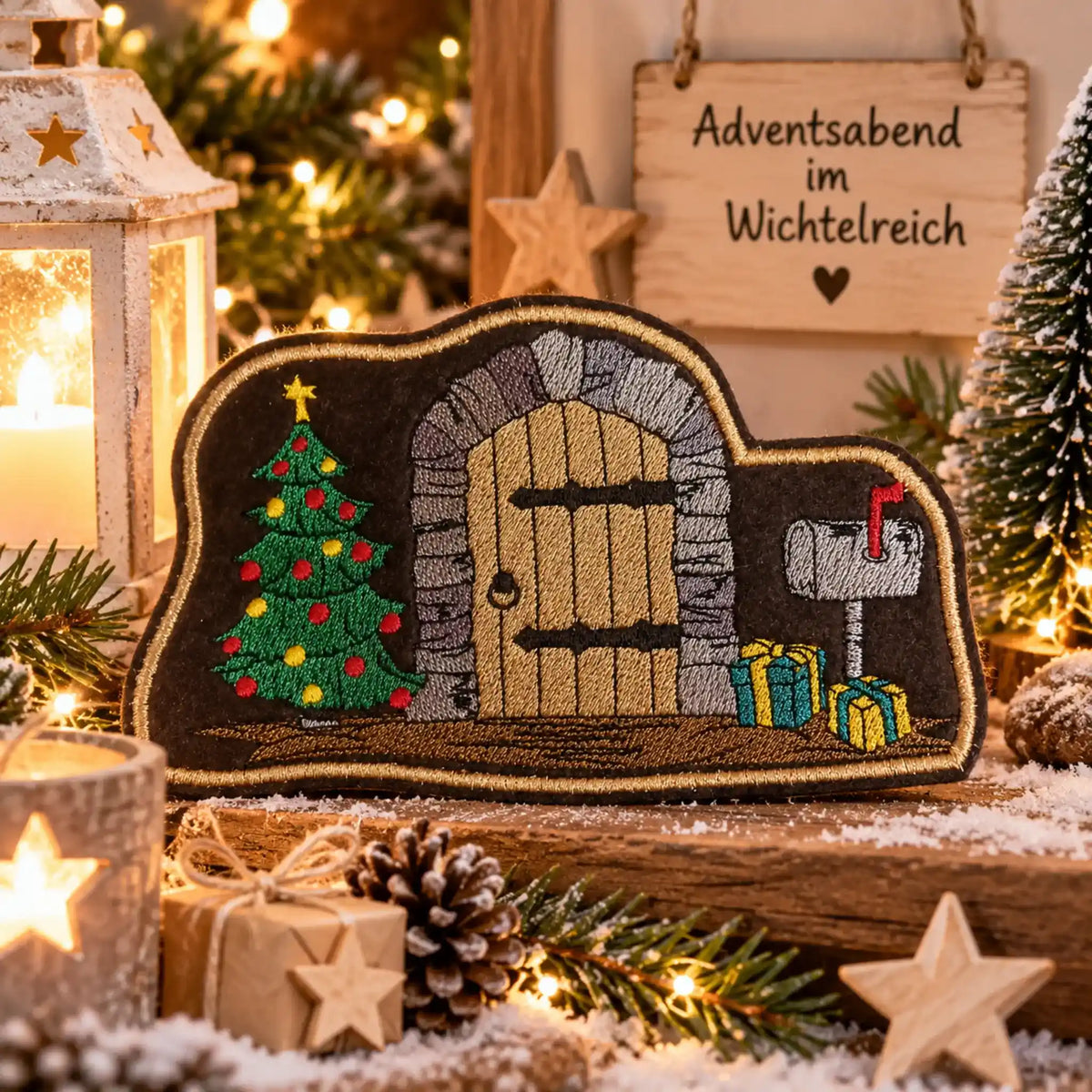 ITH Stickdatei Wichteltüren Weihnacht Winter