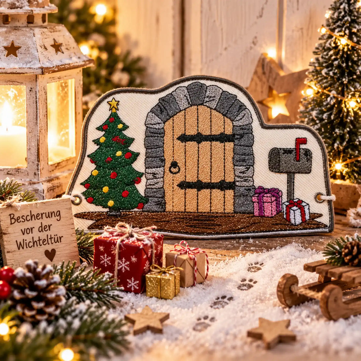 ITH Stickdatei Wichteltüren Weihnacht Winter