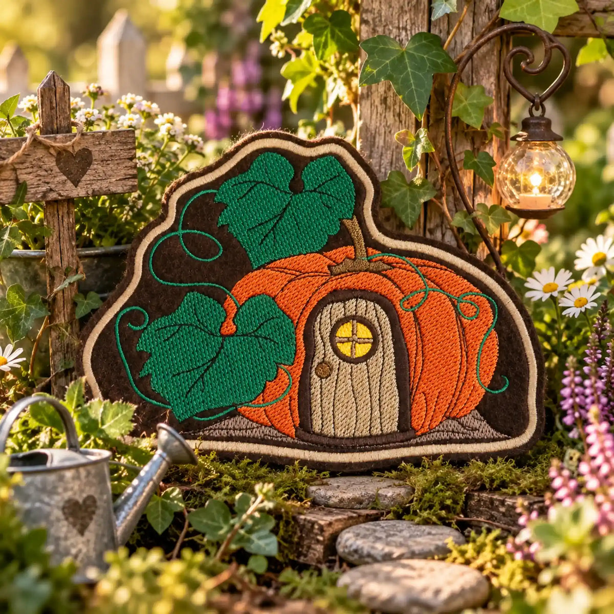 ITH Stickdatei Wichteltüren Herbst
