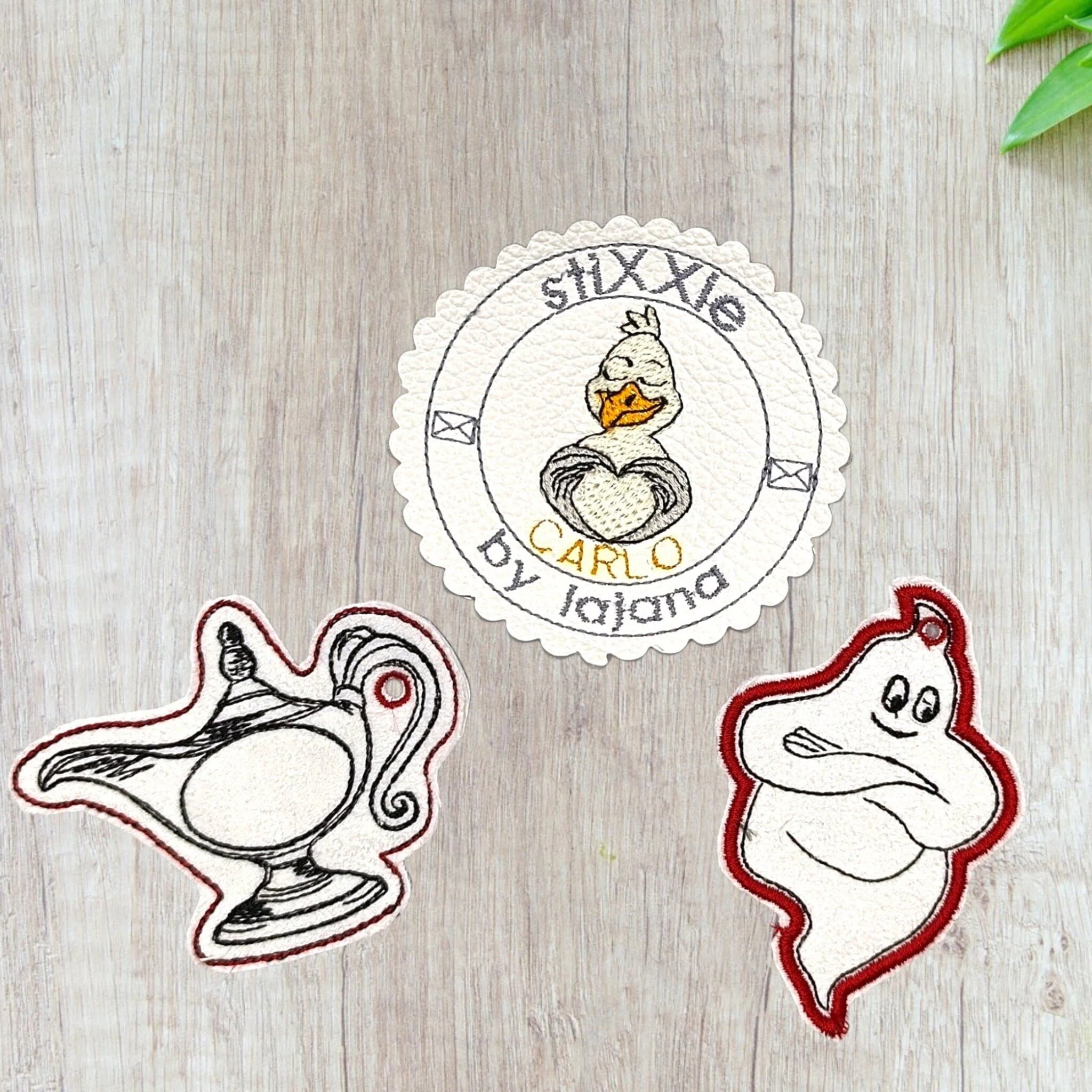 ITH Stickdatei Wunderlampe