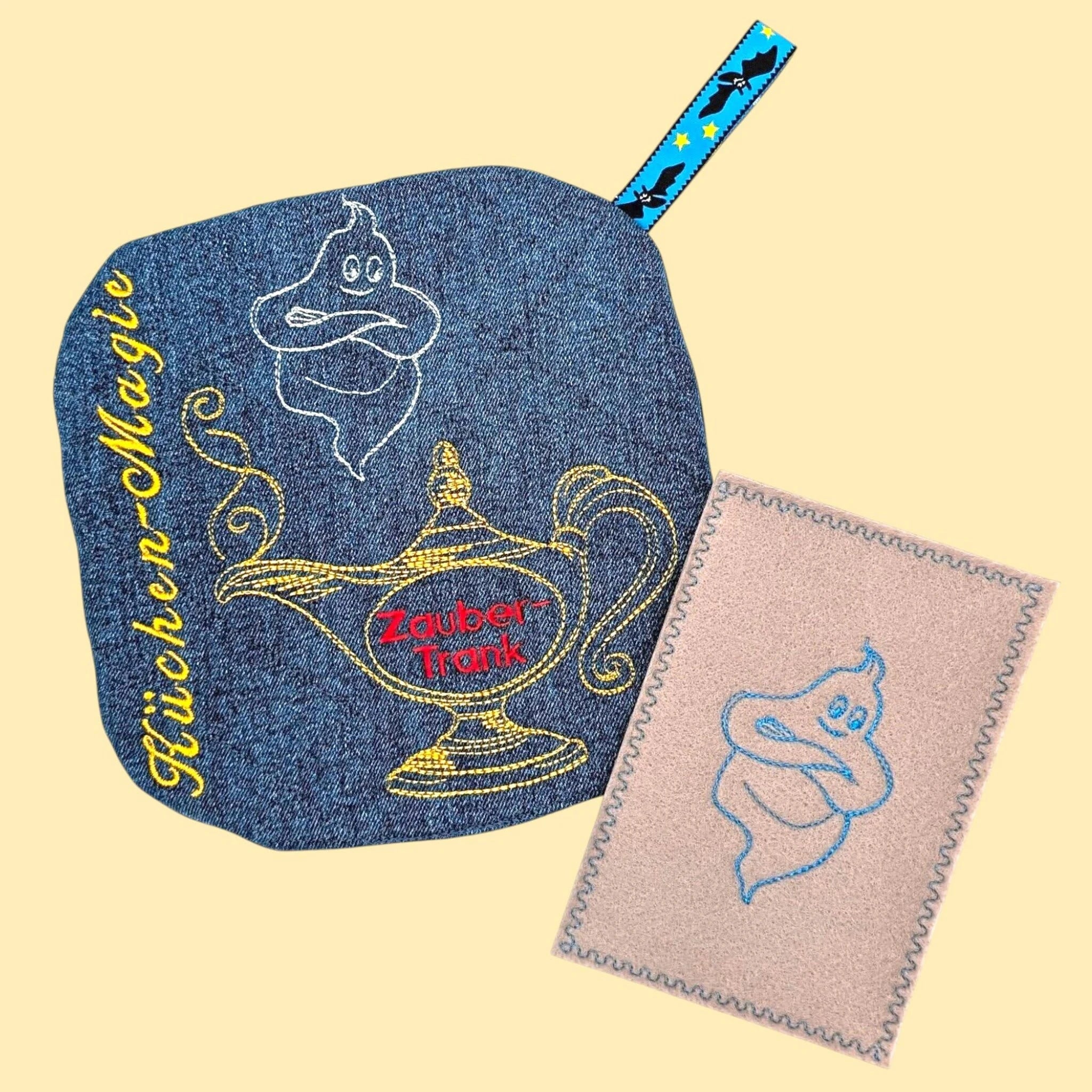 ITH Stickdatei Wunderlampe