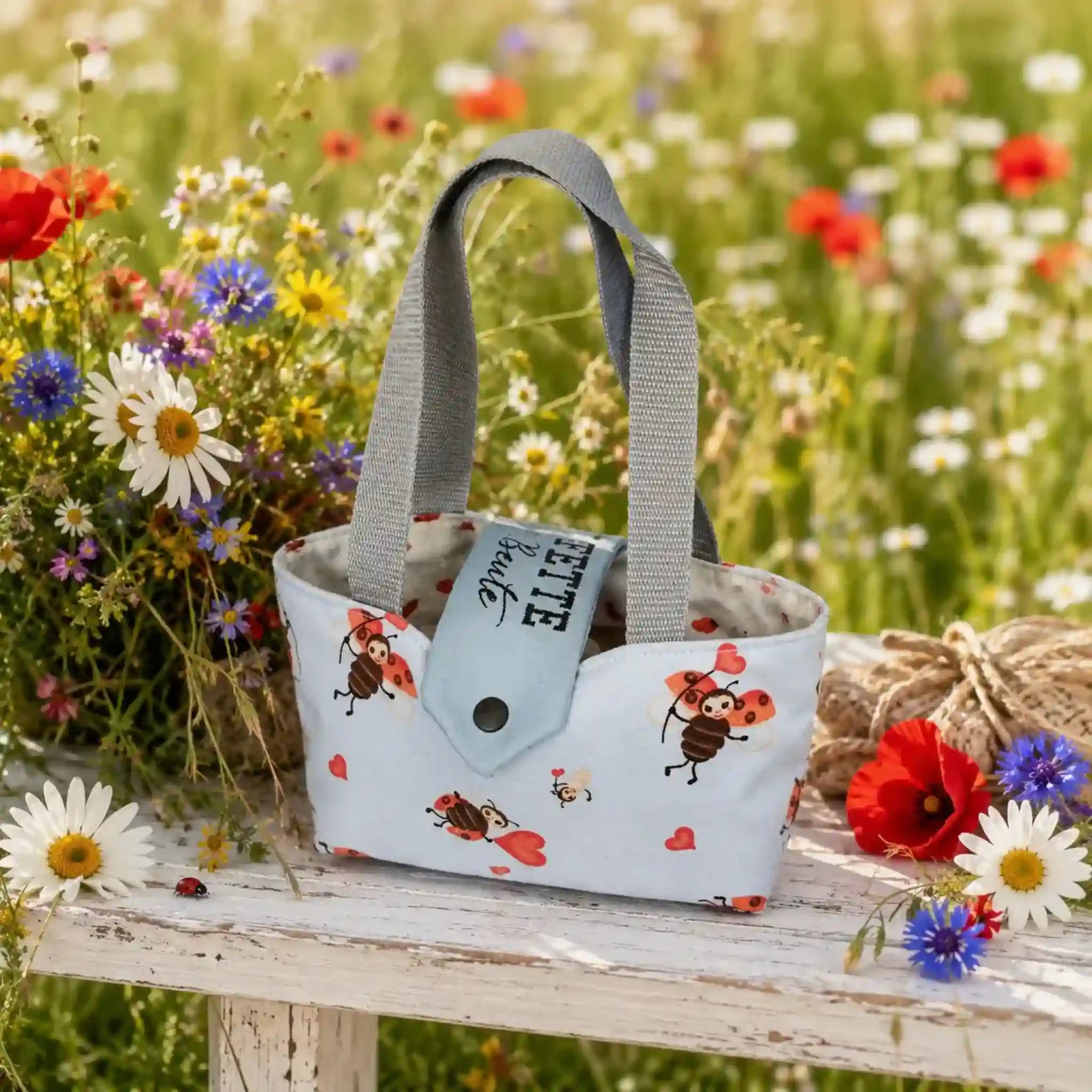 ITH Stickdatei Tasche mit Lasche Blanko