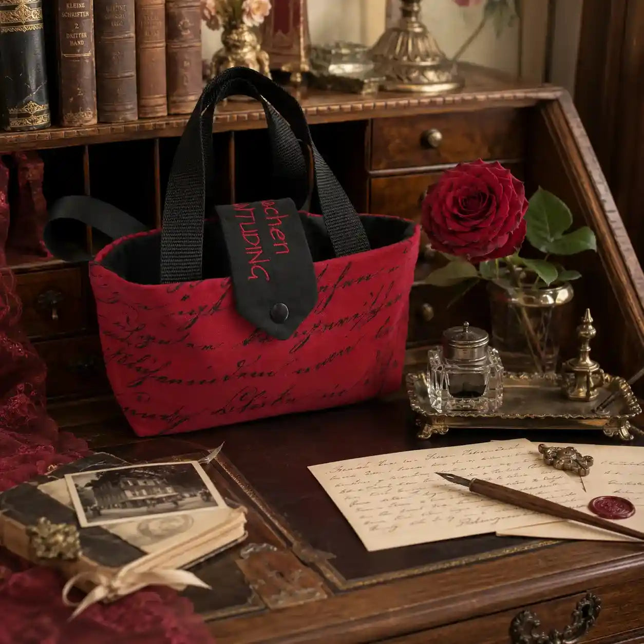 ITH Stickdatei Tasche mit Lasche Blanko
