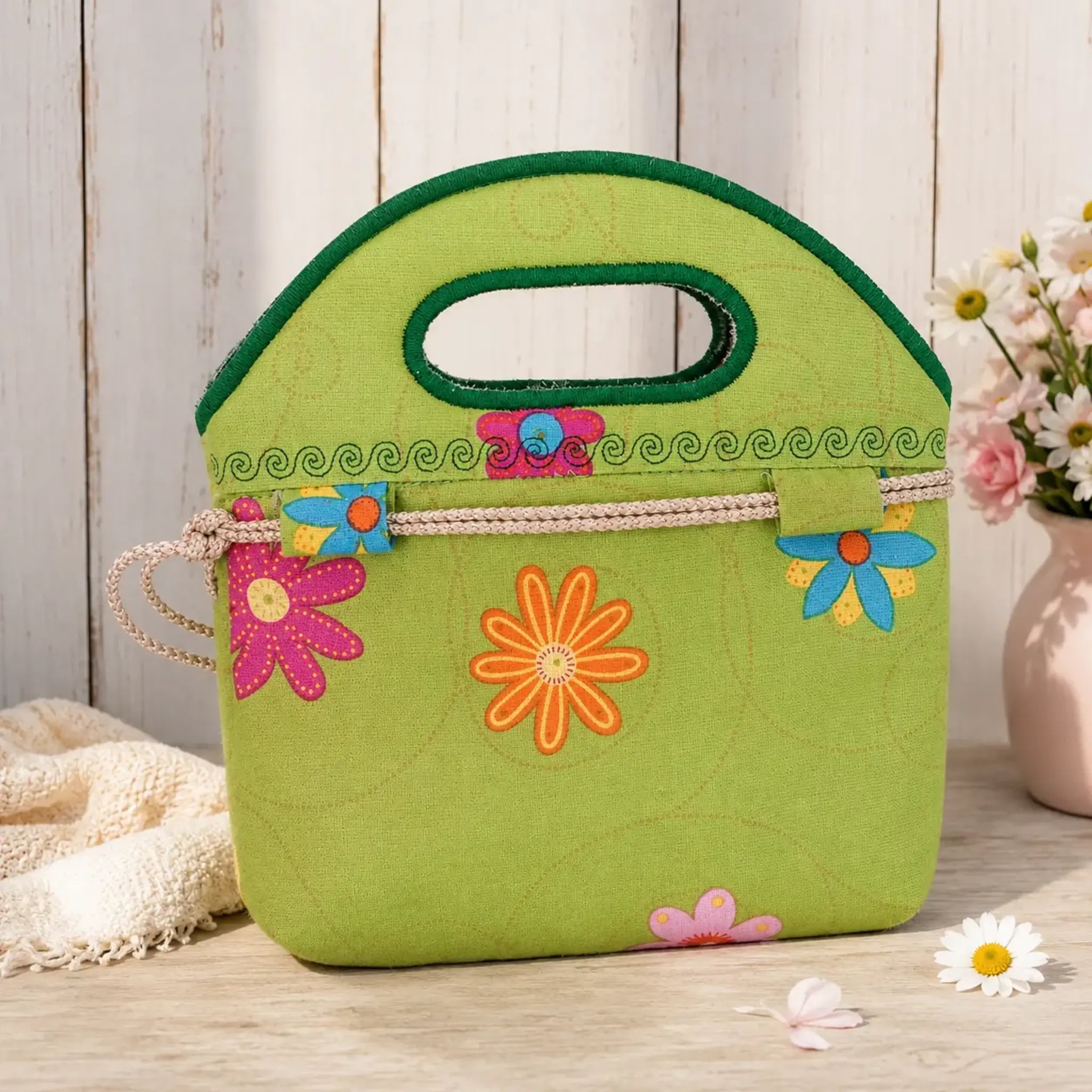 Stickdatei ITH Tasche mit Unterteilung und Laschen Blanko 🧵