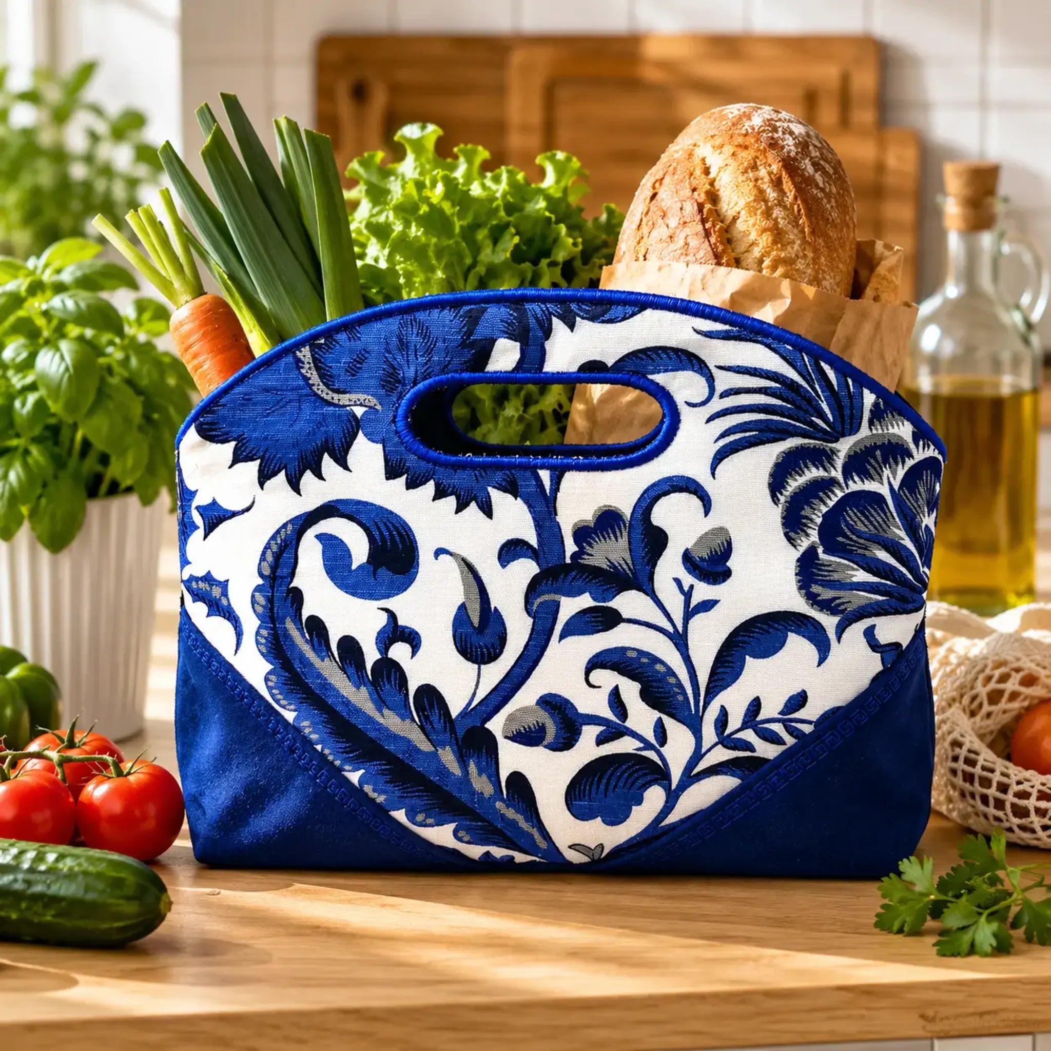 ITH Stickdatei Tasche mit Unterteilungen