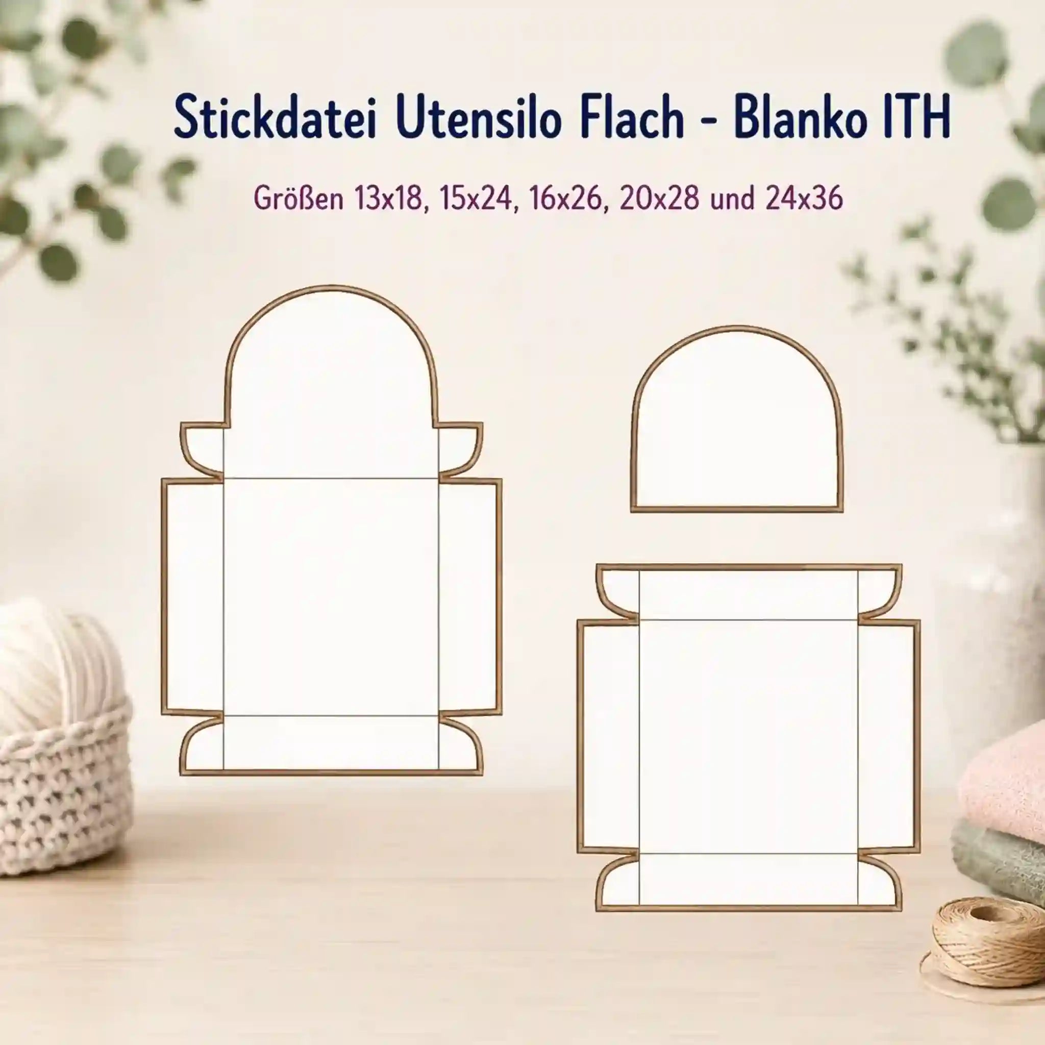 ITH Stickdatei Utensilo Neutral