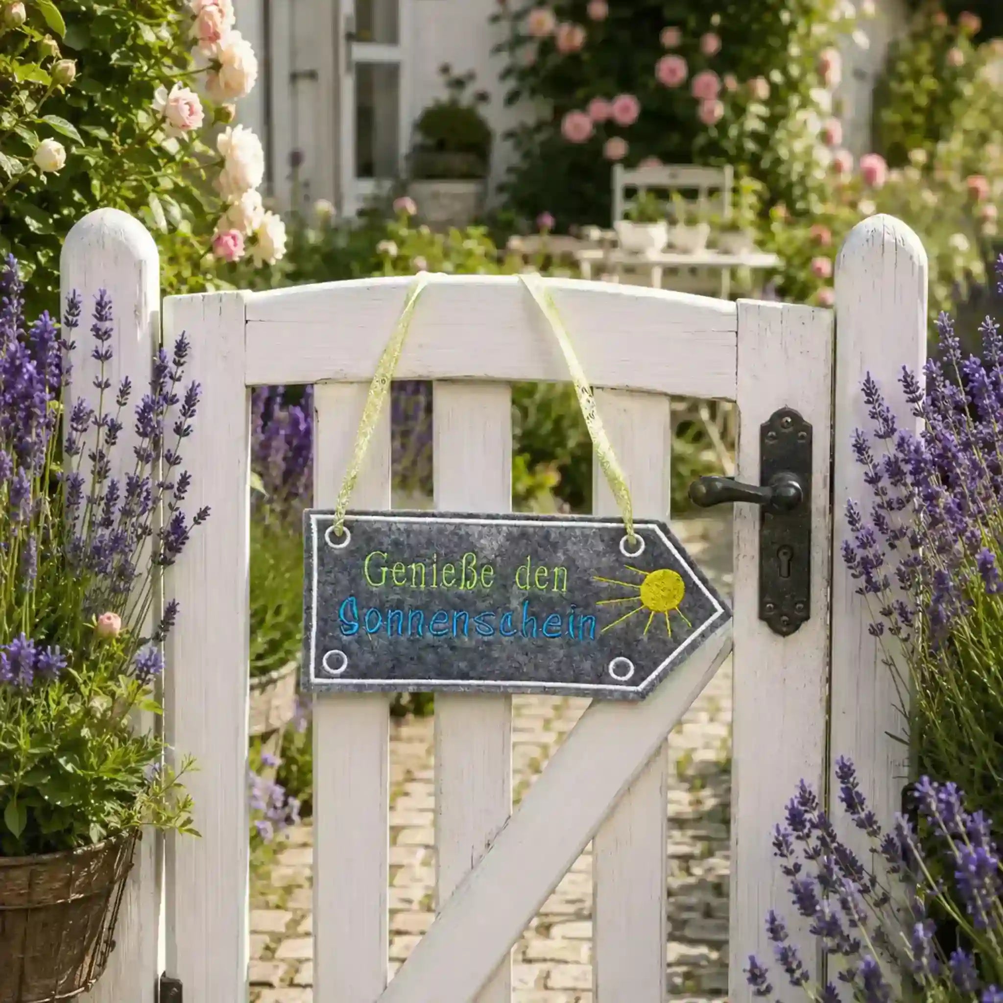 ITH Stickdatei Gartendeko