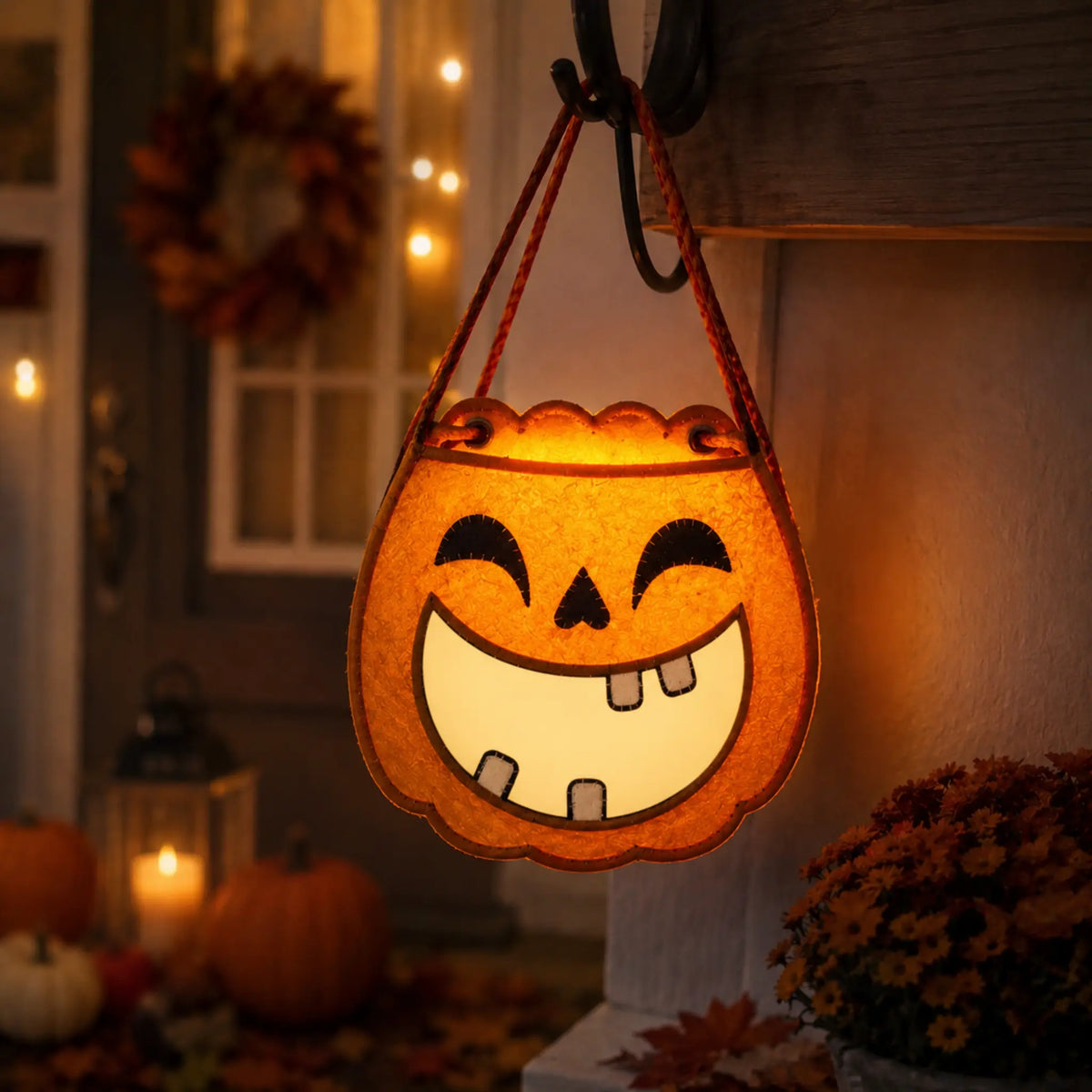 ITH Stickdatei Tasche Halloween Kürbis