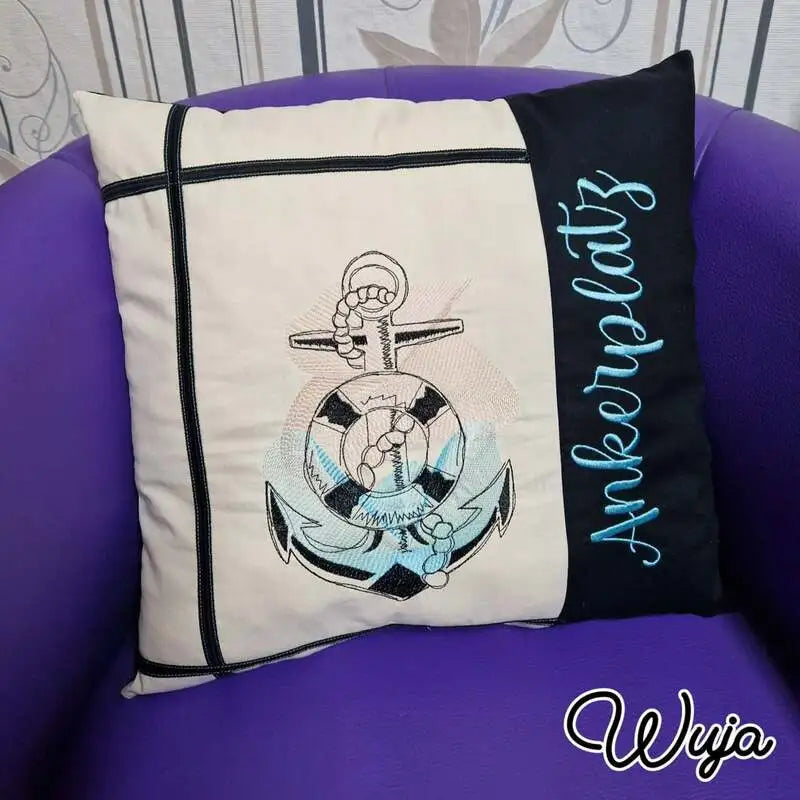 Stickdatei Anker Maritim Vintage von stiXXie by lajana