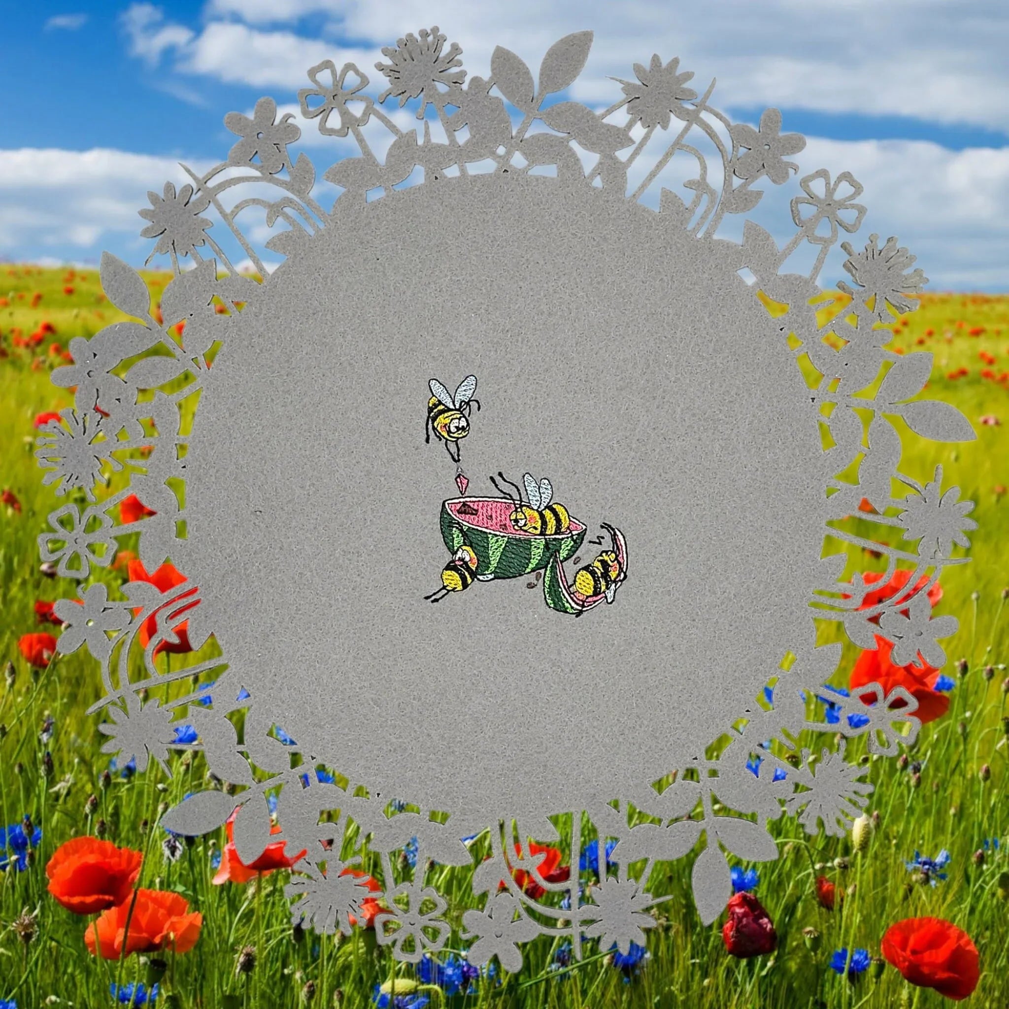 Stickdatei Bienen Meloni