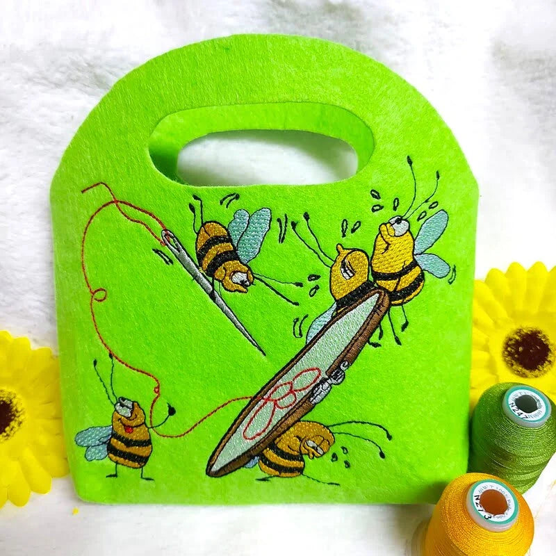 Stickdatei Bienen sticken