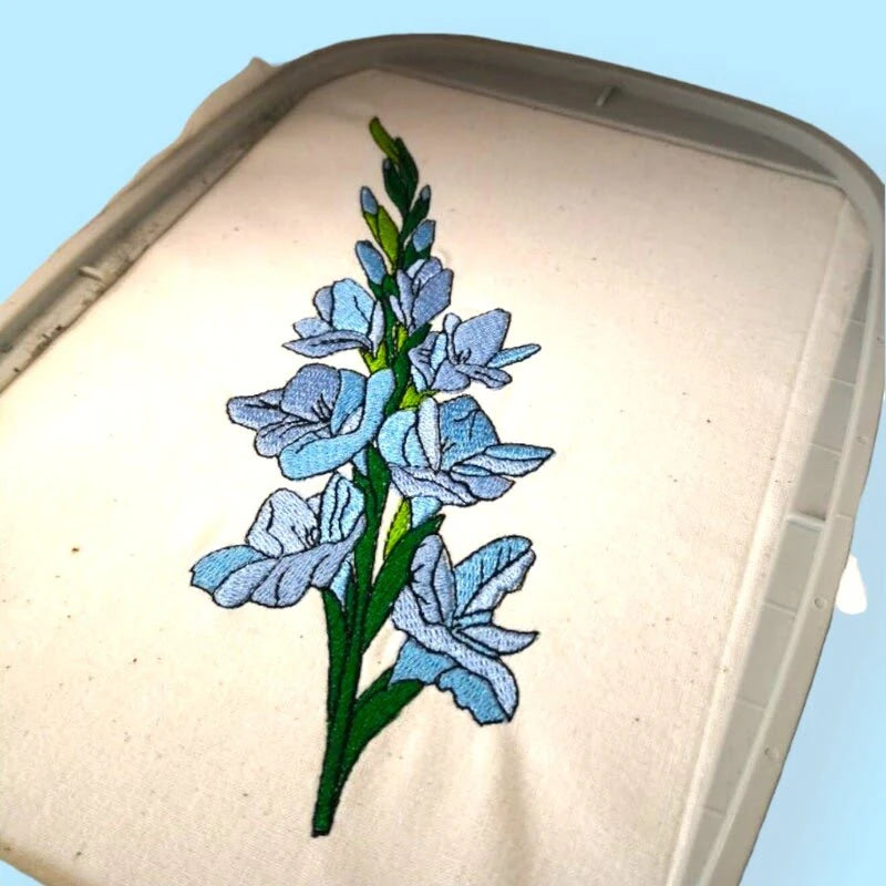 Stickdatei Blumen Gladiolen von stiXXie by lajana