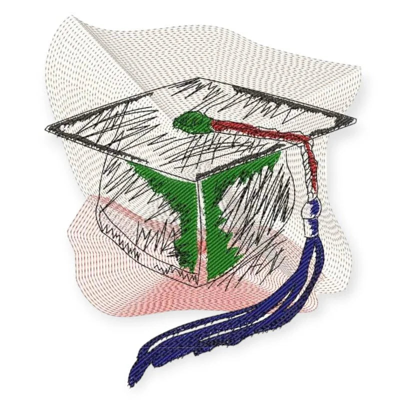 Stickdatei Doktorhut von stiXXie by lajana