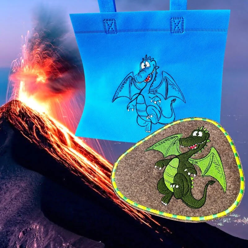 Stickdatei Drache Ede