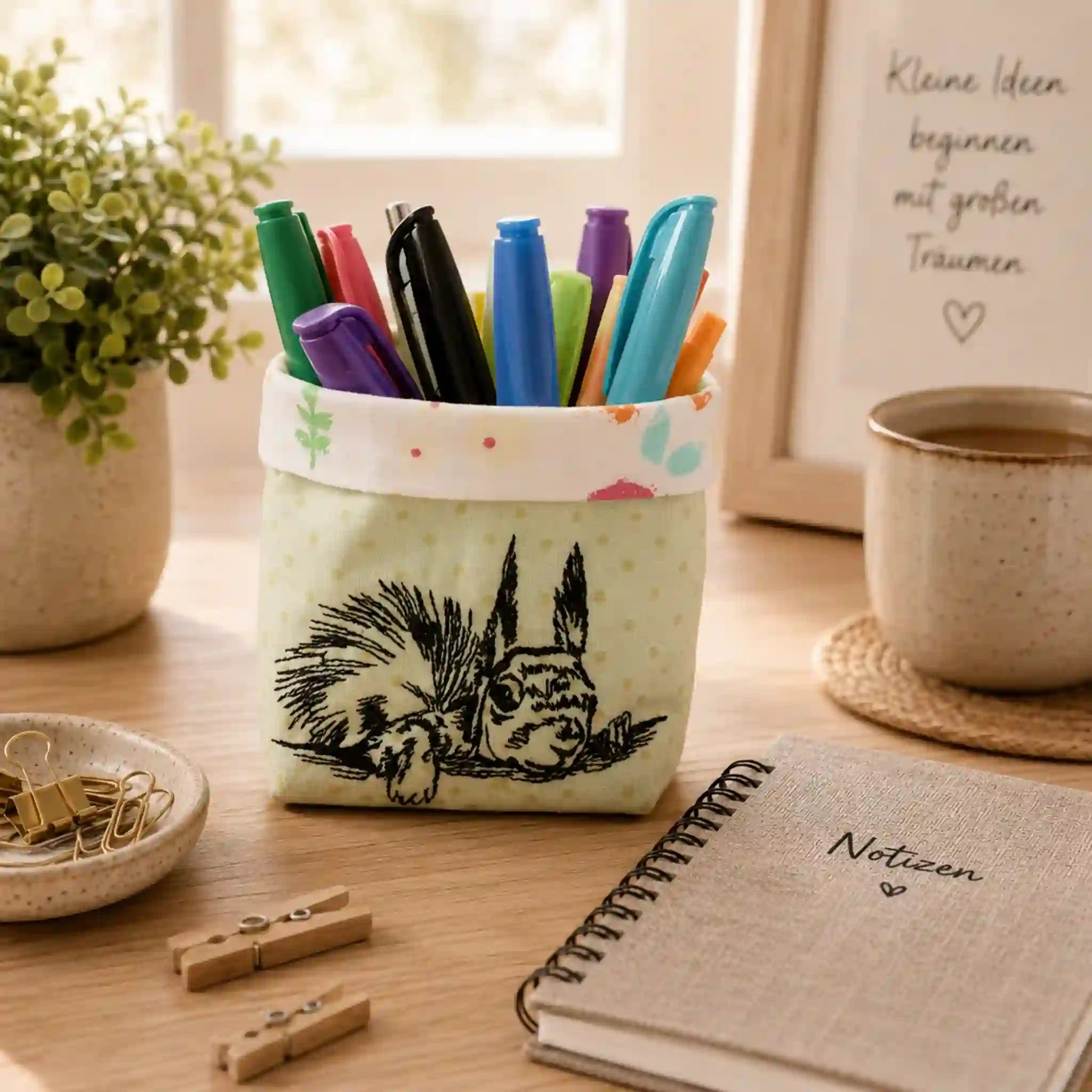 Stickdatei Eichhörnchen Kritzel