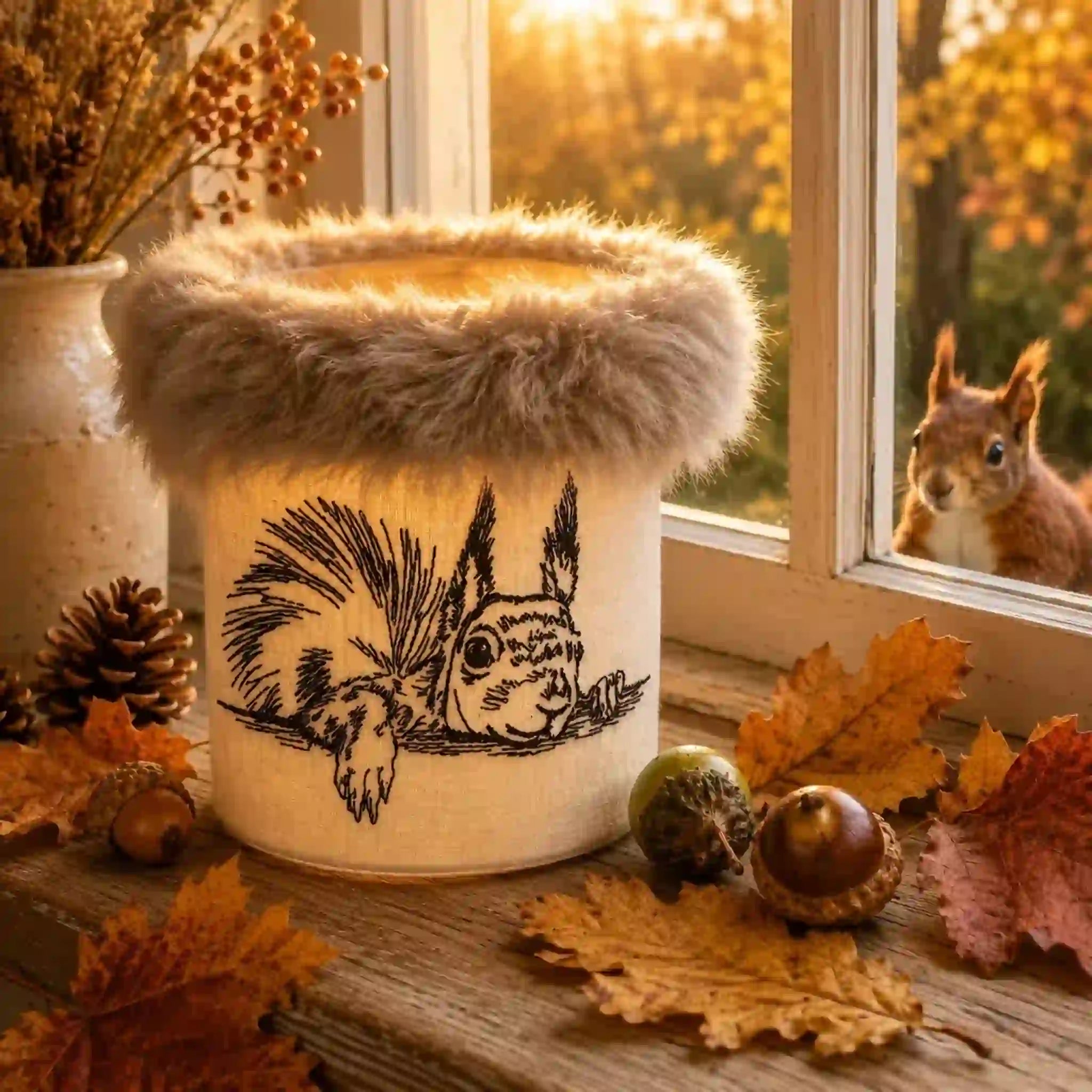 Stickdatei Eichhörnchen Kritzel