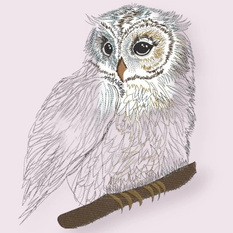 Stickdatei Eule Kritzel von stiXXie by lajana