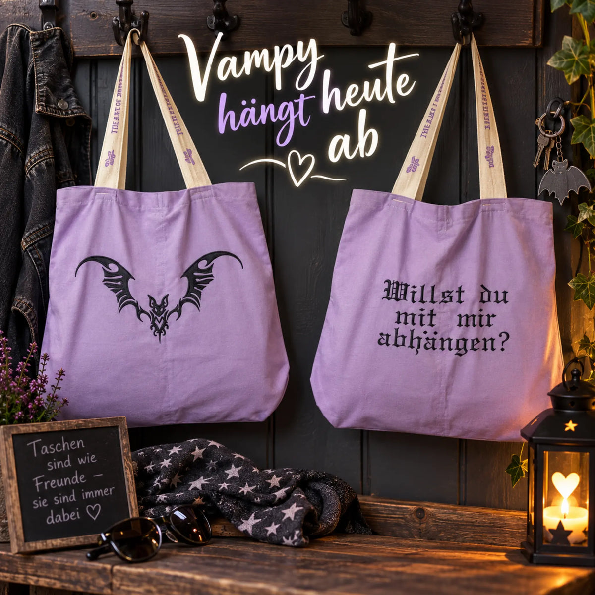 Stickdatei Fledermaus Vampy 🦇 Tribal Tattoo Style