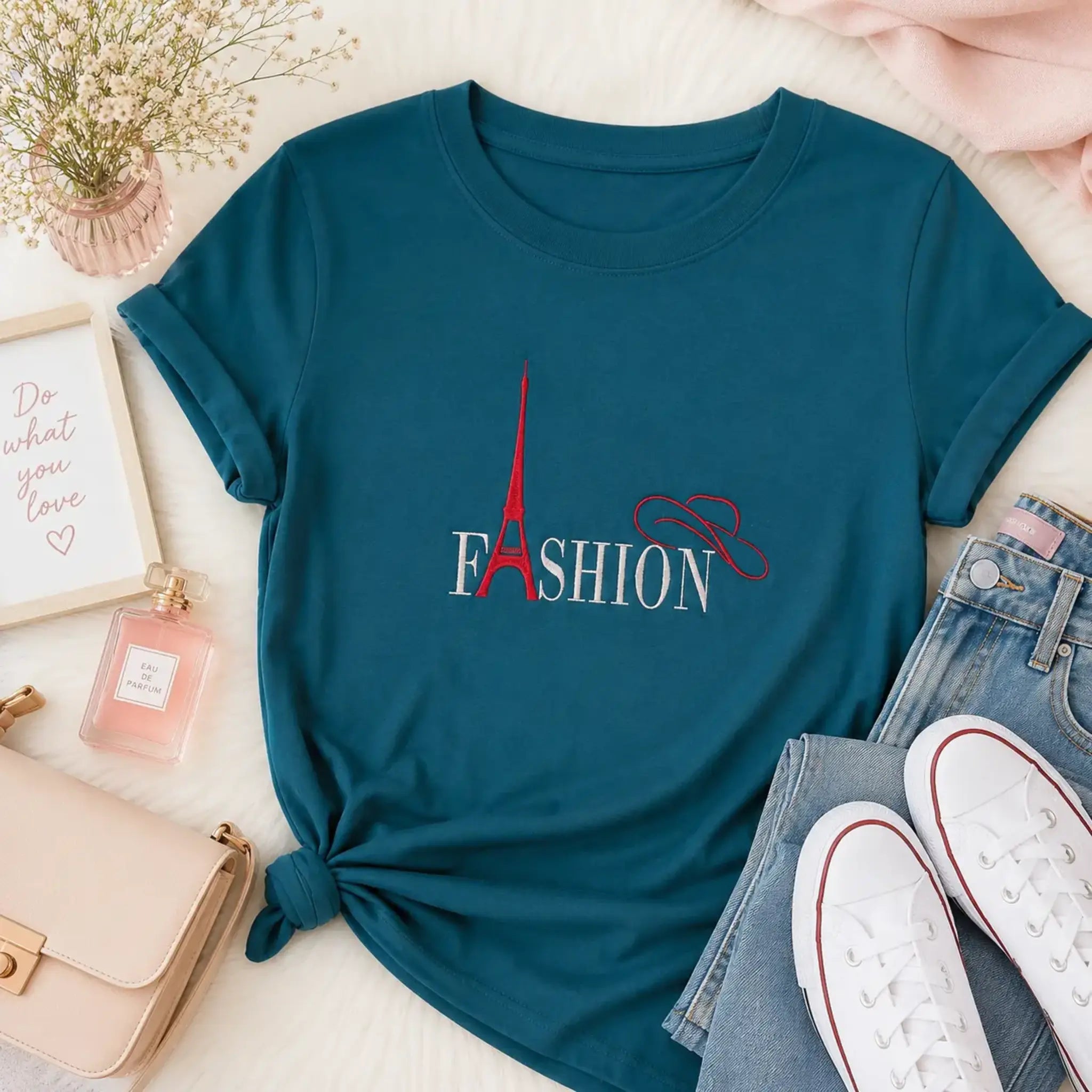 Stickdatei Frauensache Fashion – 6 Mode-Motive Appli