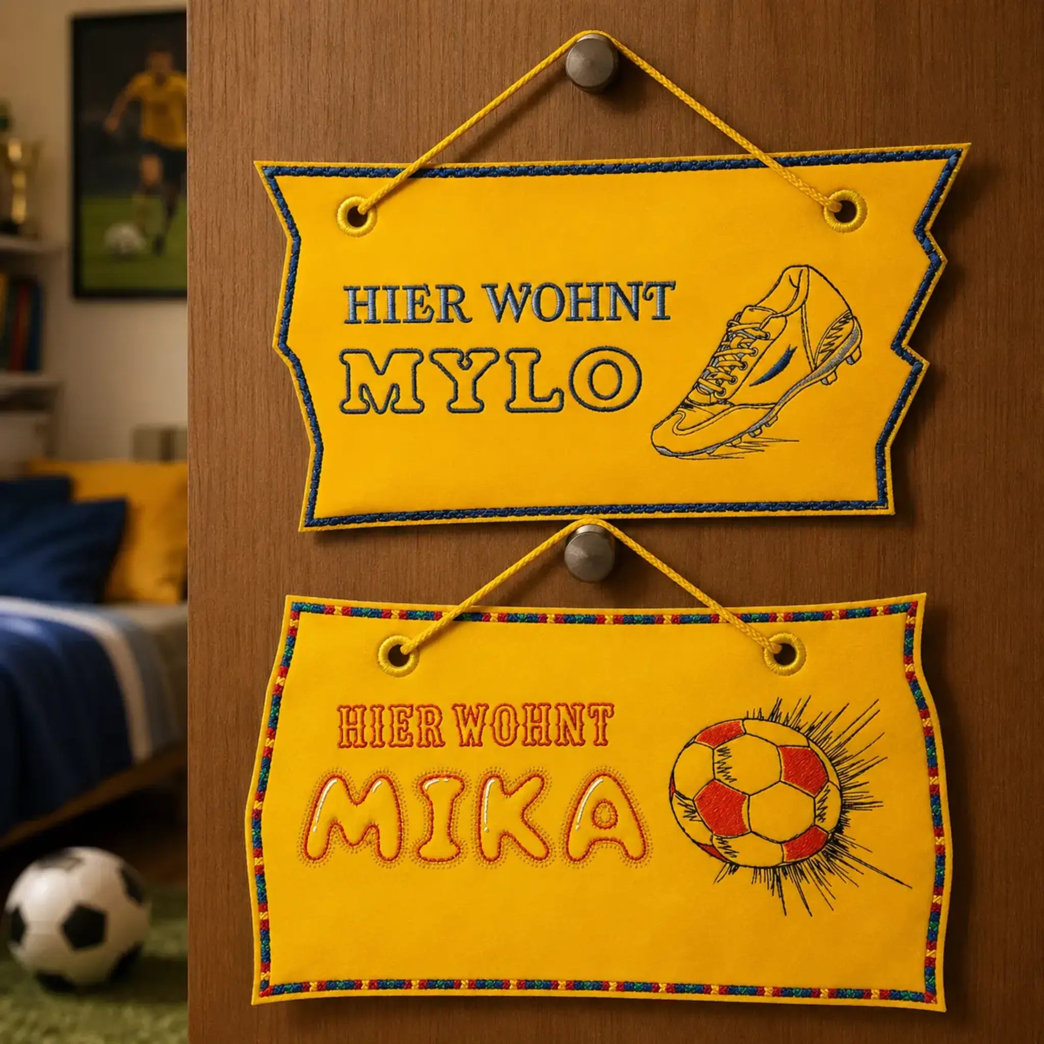 Stickdatei Fußball Time ⚽ – Scribble-Designs für echte Fußballfans