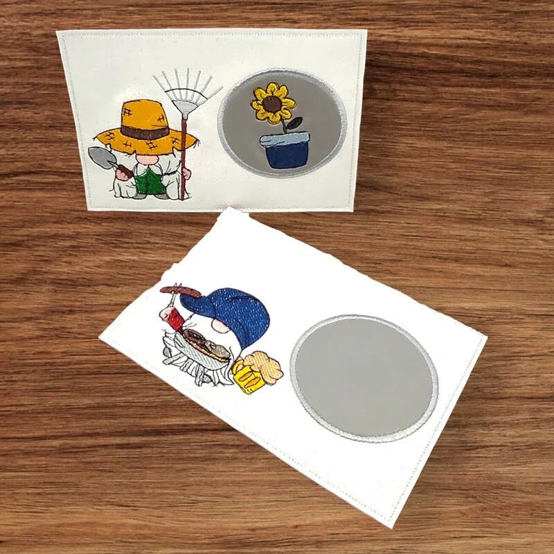 Stickdatei Garten- und Grillwichtel mit Sprüchen von stiXXie by lajana