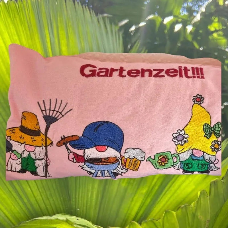 Stickdatei Garten- und Grillwichtel mit Sprüchen von stiXXie by lajana