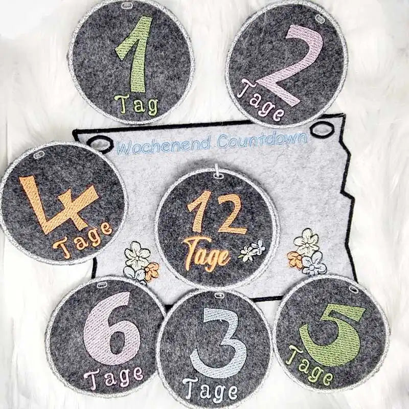 ITH Stickdatei Geburtstagszahlen von stiXXie by lajana