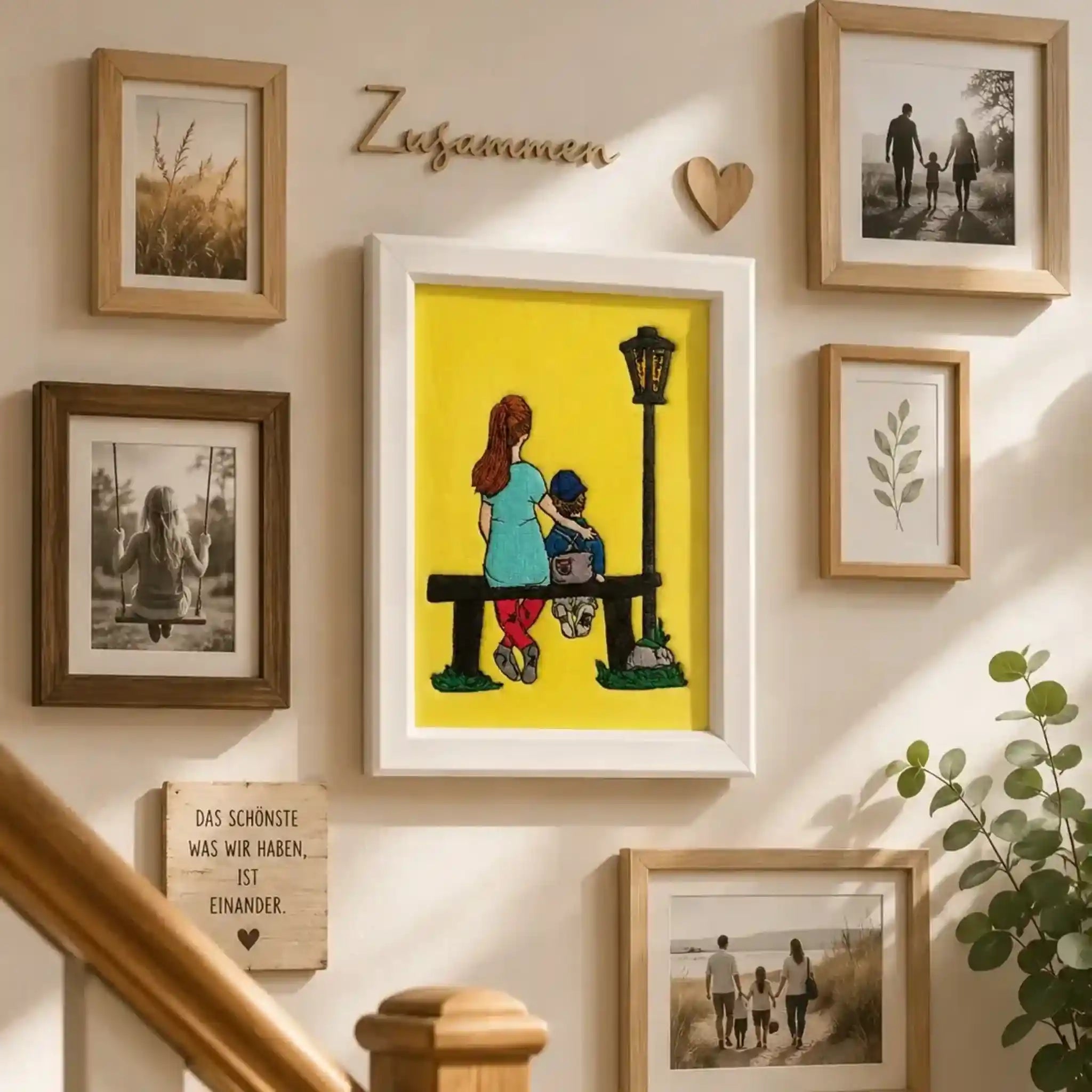 Stickdatei Geschwisterliebe