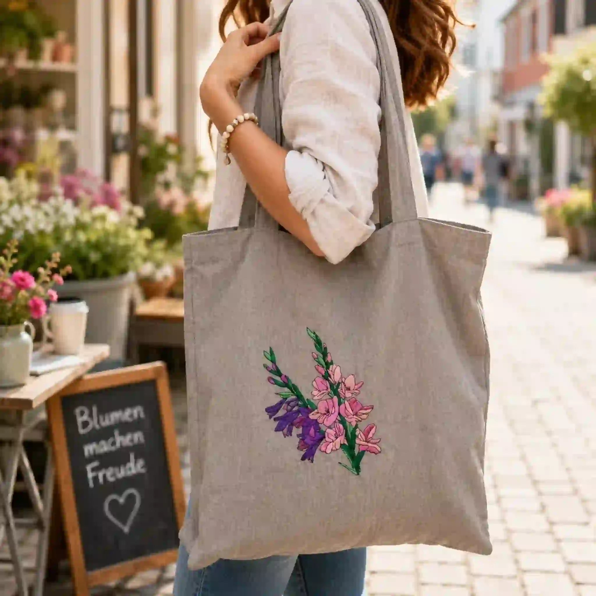 Stickdatei Blumen Gladiolen 🌸 – Vollstick | 13x18 & 16x26cm