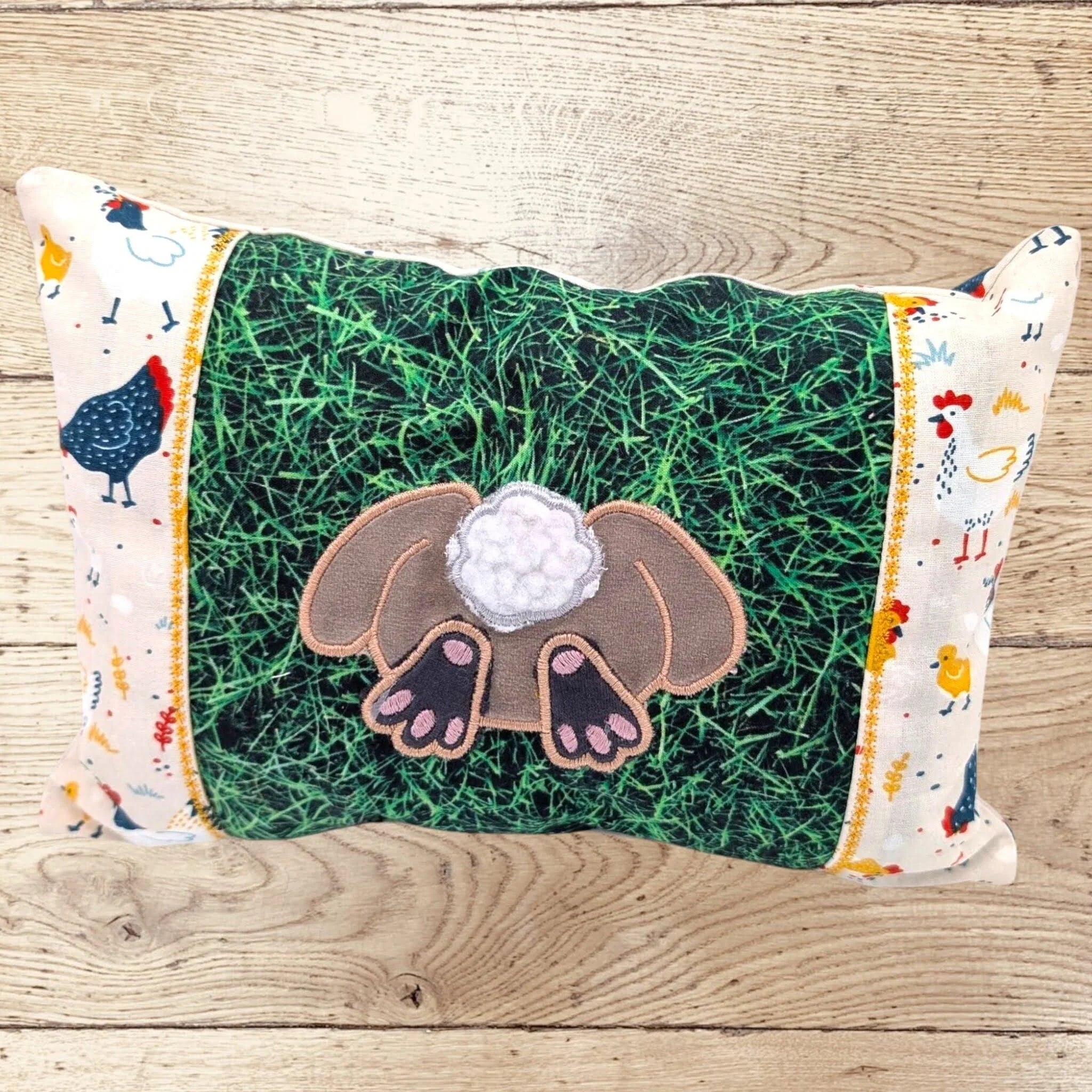 Stickdatei Hasenpopo Applikation