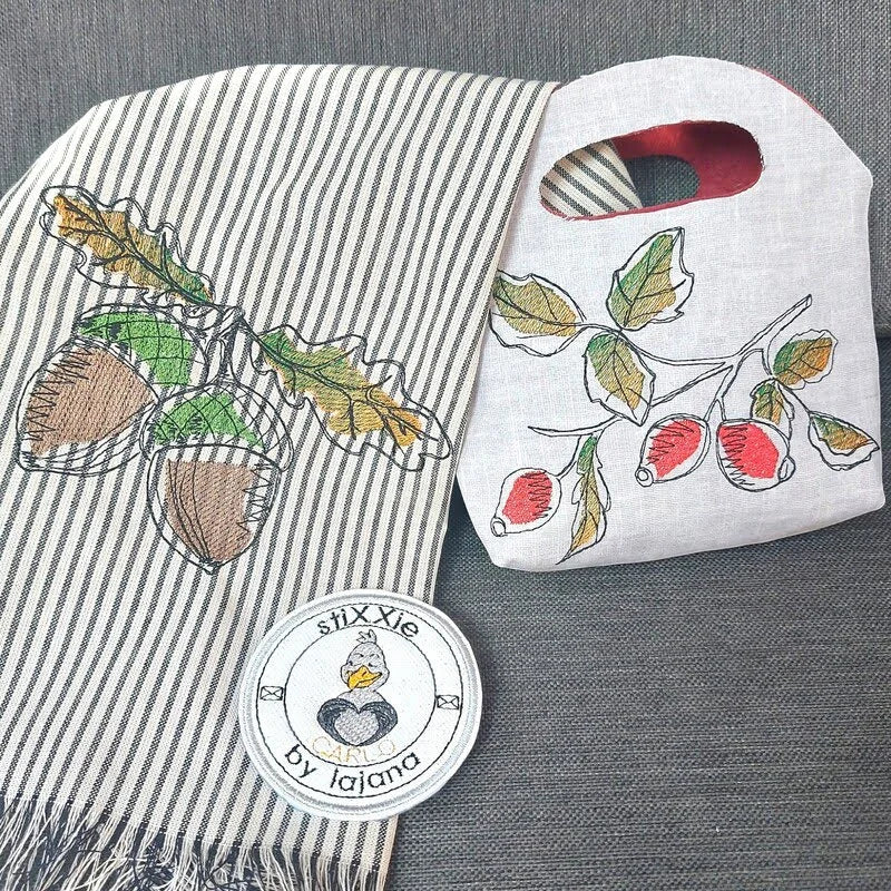 Stickdatei Herbstfrüchte