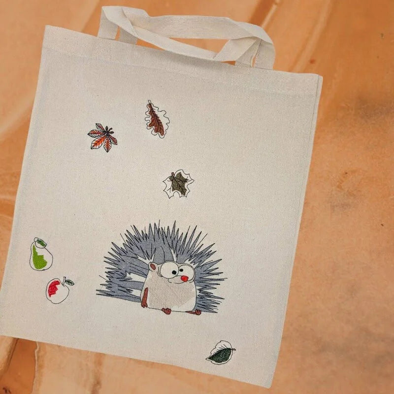 Stickdatei Herbstmotive Igel und mehr von stiXXie by lajana