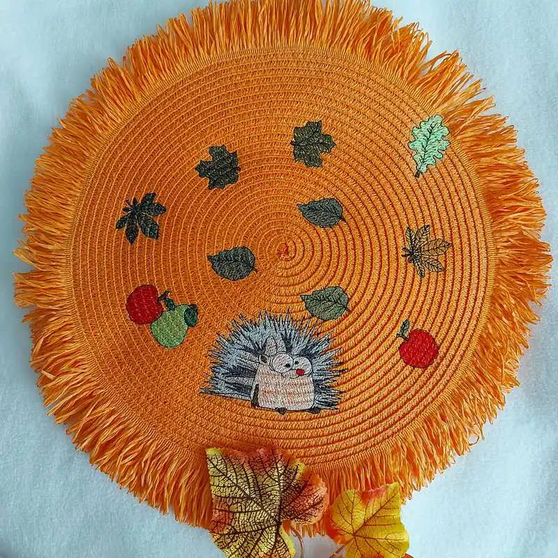 Stickdatei Herbstmotive Igel und mehr von stiXXie by lajana