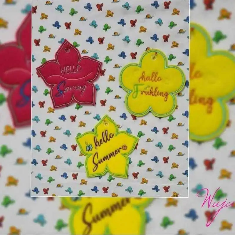 ITH Stickdatei Blumen- / Sonnenhaenger von stiXXie by lajana